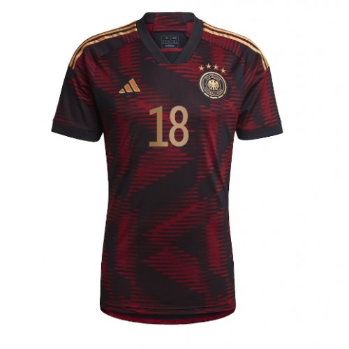 Germany Jonas Hofmann #18 Replica Away Shirt World Cup 2022 Short Sleeve